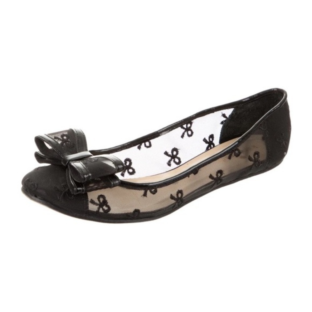 KATE SPADE NEW YORK Mesh Round-Toe Ballet Flats size 6